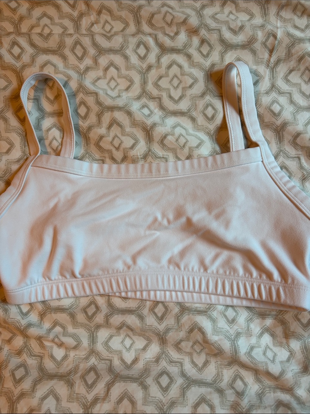 Aritzia (golden butter) white Seamless Stretch Bralette